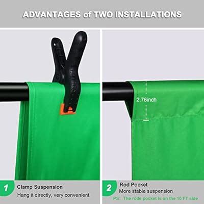 Aimosen 12 X 10 FT Large Green Screen Backdrop for India | Ubuy