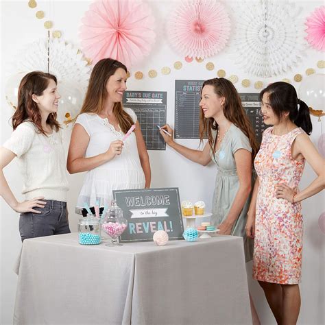 Buy 66 Piece Gender Reveal Baby Shower Game Set - Team Boy Or Team Girl ...