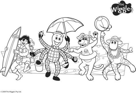 Ready Steady Wiggle - Free Coloring Pages