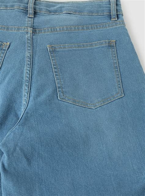 Buy Girls Slim Fit Washed Cargo Jeans Online at just Rs. 899.0 ...