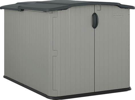 Amazon.com : Suncast 138 Cu Ft Horizontal Outdoor Storage Shed, 57.5 ...