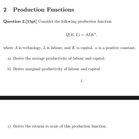 Production Function Questions and Answers 的图像结果
