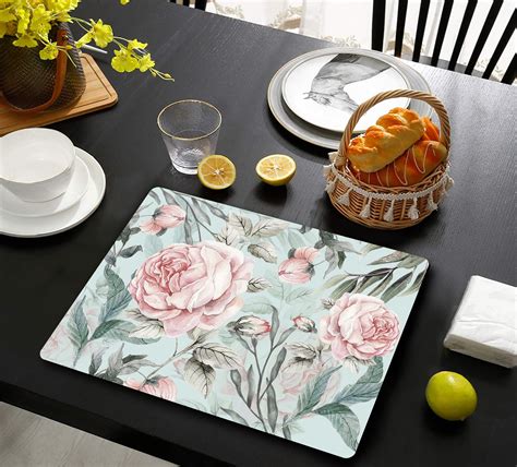 Buy Space of Joy Hand Painted Roses Design Premium Printed MDF Wooden ...