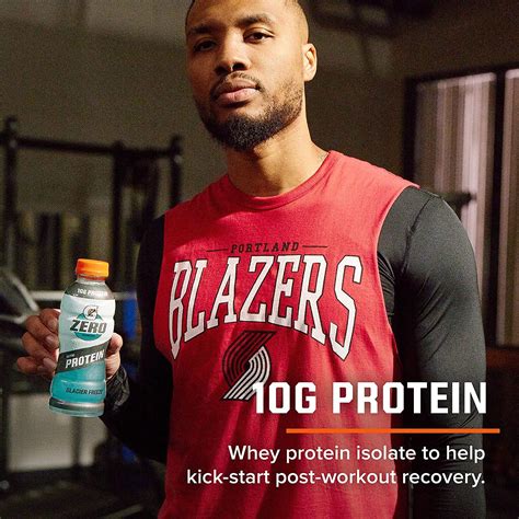 Buy Gatorade Zero With Protein, 10g Whey Protein Isolate, Zero Sugar ...