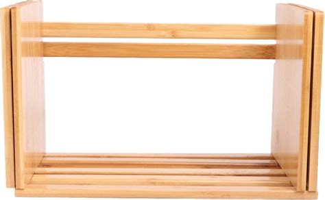 Buy NUOBESTY Bamboo Extension Book Rack Bamboo Desktop Organizer ...