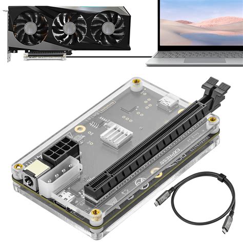 Amazon.in: Buy PCIE 3.0 x16 22Gbps eGPU DOCK, Thunderbolt 4 cable ...