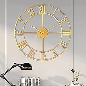 Buy New Mark Impex Large Silent Non-Ticking Decorative Wall Clock (60cm ...