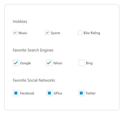 Check Box Tutorial 的图像结果
