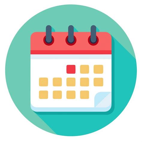 Calendar clip art and Vector Design With a White Background | Premium ...