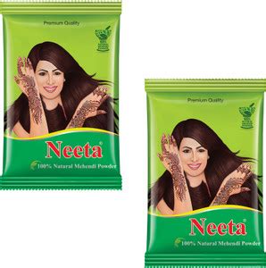 Neeta Henna Powder Enriched With Natural Herb 150g Each 100% Natural ...