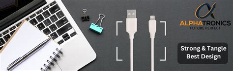 ALPHATRONICS Durable USB To V8 Type Fast Charging USB Data Cable with ...