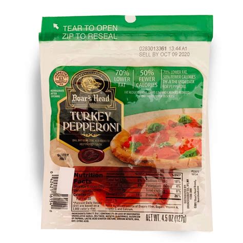 Boar's Head Turkey Pepperoni at Daniel Bohanan blog