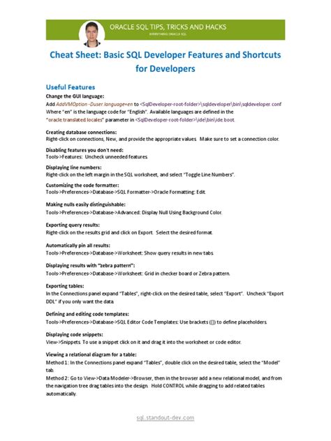 Image result for Cahnge Language of SQL Developer Guide.pdf
