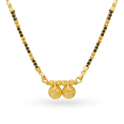 Striking Carved Vati Mangalsutra