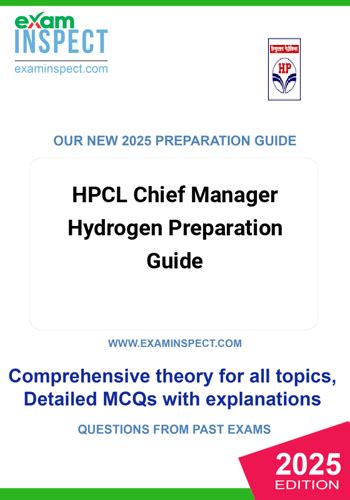 Buy HPCL Chief Manager Hydrogen Preparation Guide 2025 Edition - JET ...