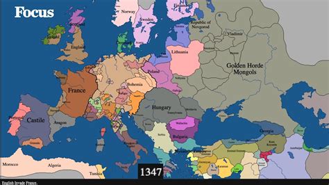 Europe Map Year 100