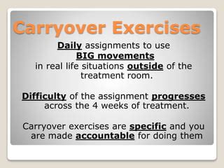Image result for LSVT Big Home Exercise Program PDF