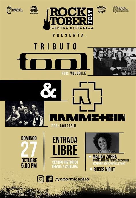 Rocktober Fest: Tributo a Tool y Rammstein , Centro Histórico De ...