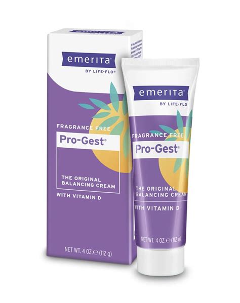 Emerita Pro-Gest Balance Cream -Vitamin D3 -- 4 oz - Vitacost