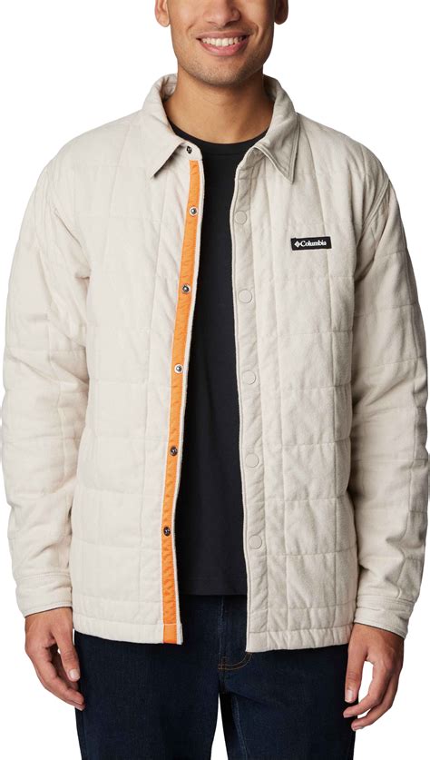 Columbia Landroamer™ Quilted Shirt Jacket Dark Stone Coats : Snowleader
