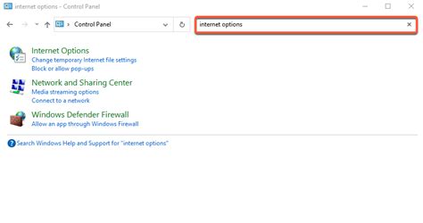 Image result for Internet Options Control Panel