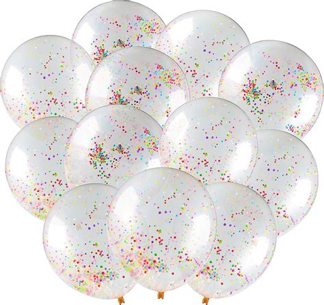 Confetti Balloons - SUPER-STATIC Confetti Birthday | Ubuy India