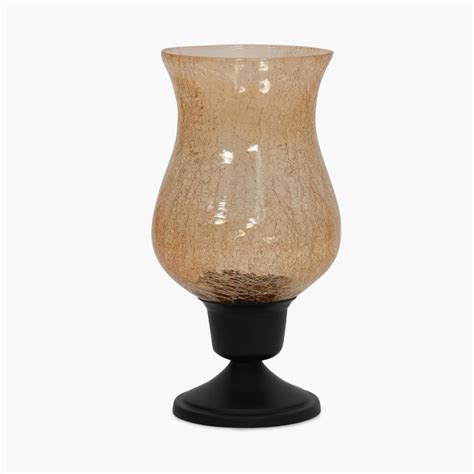 Buy Raga Glass Crackle Hurricane Candle Holder from Home Centre at just ...