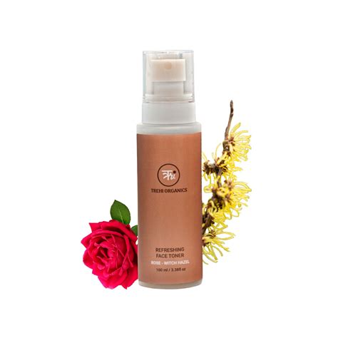 Rose & Witch Hazel Face Toner for Glowing Skin – Trehi Organics
