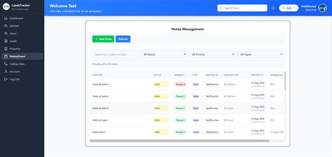 LeadsTracker CRM | Multi-Company Real Estate CRM