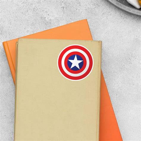 Unleash Your Inner Superhero with Captain America's Shield Stickers