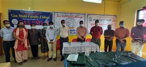 BLOOD DONATION CAMP AT GMFC – SPES’s Goa Multi-Faculty College