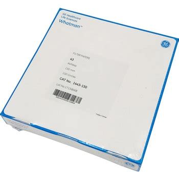 定性濾紙 No.43(円形) Whatman(ワットマン) 定性ろ紙 【通販モノタロウ】