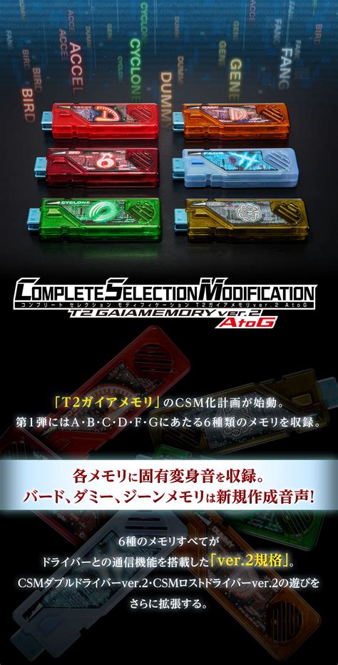 Premium Bandai Complete Selection Modification - T2 Gaia Memory Ver.2 "Kamen Rider W Double"