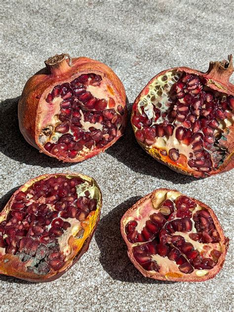 Inside Of A Pomegranate