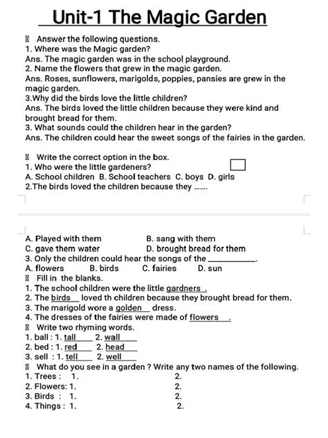 3rd Std Lesson 的图像结果