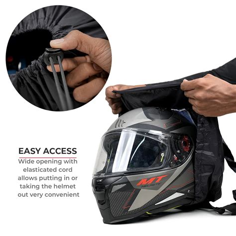 ViaTerra Stash Helmet Bag (Red)– Moto Central