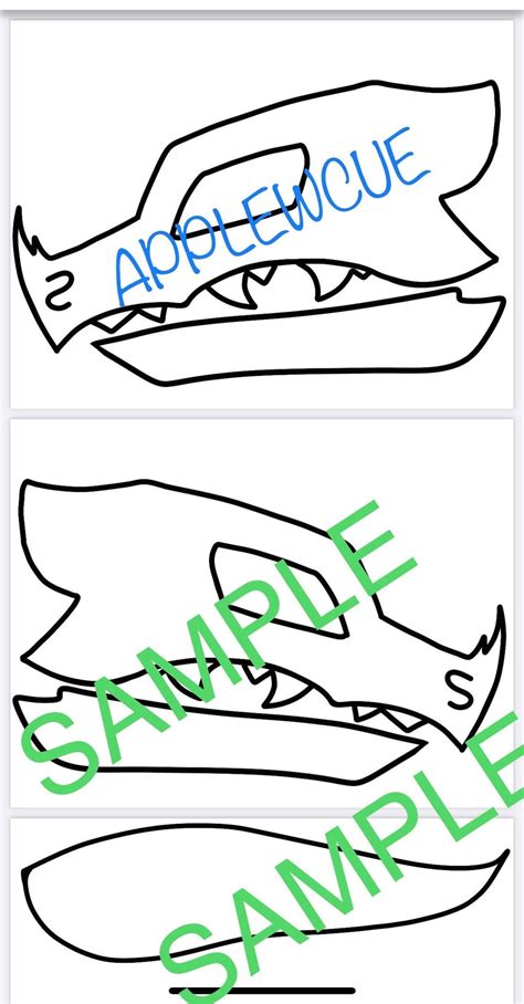 Free Paper Dragon Puppet Printable: Fun Template! - Printables for Everyone