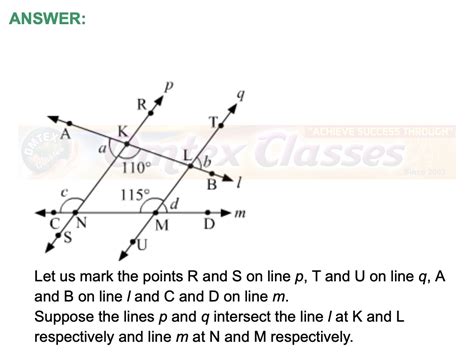 OMTEX CLASSES MAHARASHTRA : Practice Set 2.1, Chapter 2 - Parallel ...