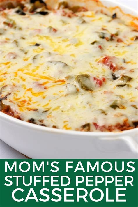 Unstuffed Bell Pepper Casserole with Ground Beef - Brooklyn Farm Girl ...