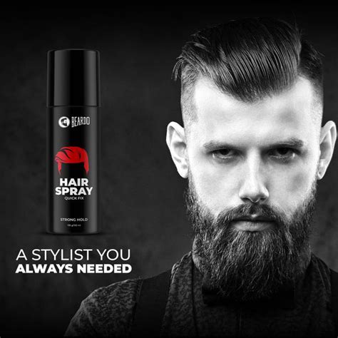Beardo Strong Hold Hair Spray For Men – Beardo India