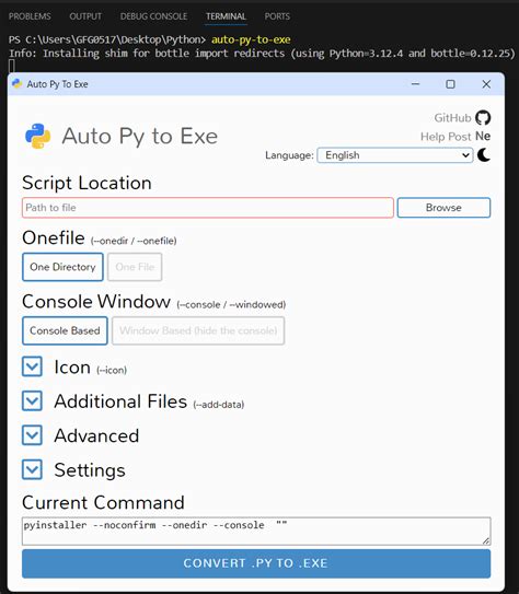 Auto Py to exe One File Problem 的图像结果