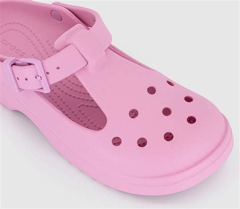 Crocs Classic Mary Jane Clogs Pink Clay - Flat Shoes for Women