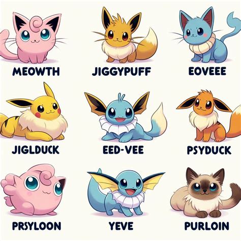 Calling All Trainers: The Purrfect Guide to Pokemon Cat Names - namingcat