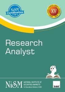 NISM's Research Analyst – Covering all essential topics required to ...