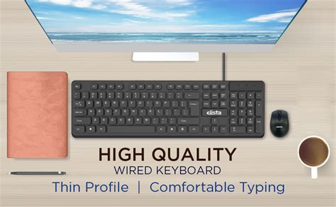 Amazon.in: Buy Elista Wired USB Keyboard for PC/Laptop | 104 Keys Full ...