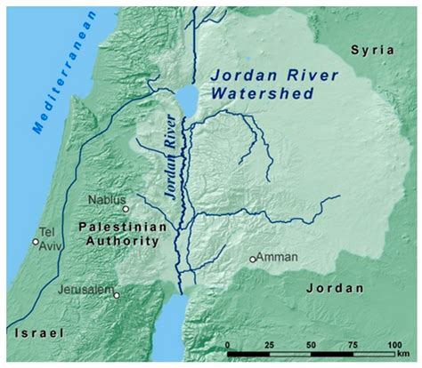 Jordan River World Map