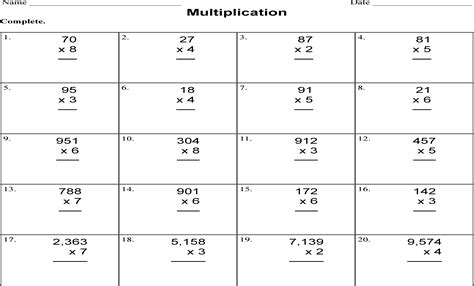 Image result for Multiplying 2-Digit by 1 Digit