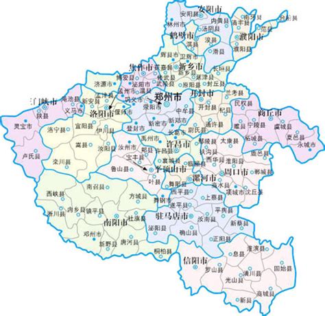 河南省电子地图_素材中国sccnn.com