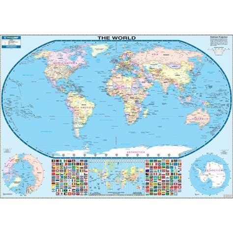 World Wall Map (Laminated) - Mixed Lots