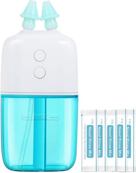 Amazon.com: ronfnea Nasal Irrigation System with 30 Saline Packets ...